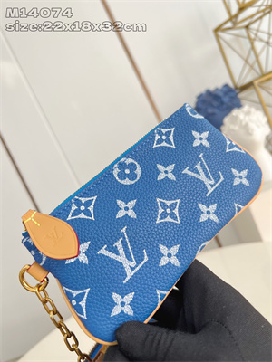 L.V Speedy P9 Bandoulière 30 Monogram Soft Calfskin Blue