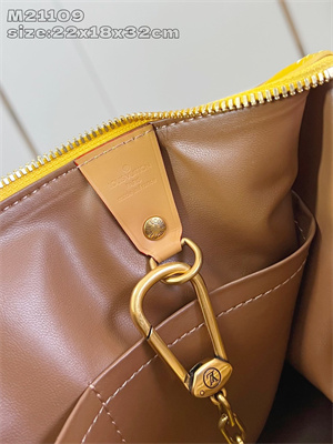 L.V Speedy P9 Bandoulière 30 Monogram Soft Calfskin Yellow