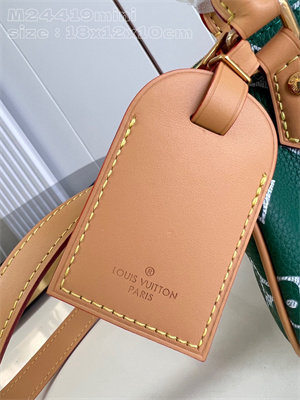 L.V Speedy P9  Bandoulière 18 Monogram Soft Calfskin Green