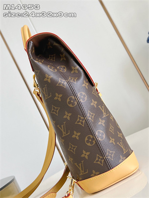 L.V Soho MM Backpack Coated canvas & Cowhide-leather M14653