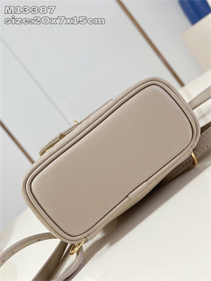 L.V Coussin Backpack Mini Lambskin Leather Galet M13387