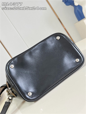 LV No Way Vibe Bucket Bag Lambskin Leather Black M14377