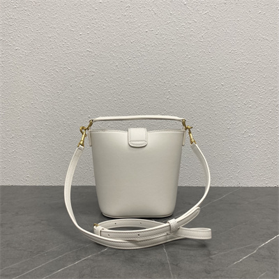 Ce**e mini bucket l0*ise in smooth calfskin rice color