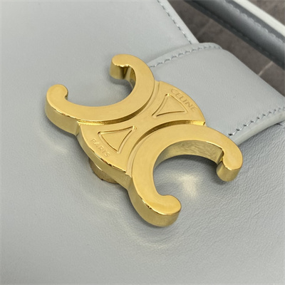 Ce**e mini bucket l0*ise in smooth calfskin ice blue color