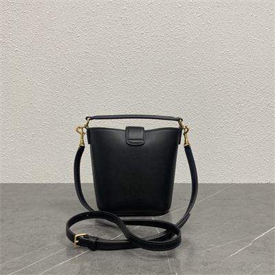 Ce**e mini bucket l0*ise in smooth calfskin black color