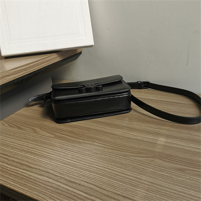 Ce**e teen triomphe bag in shiny calfskin all black color