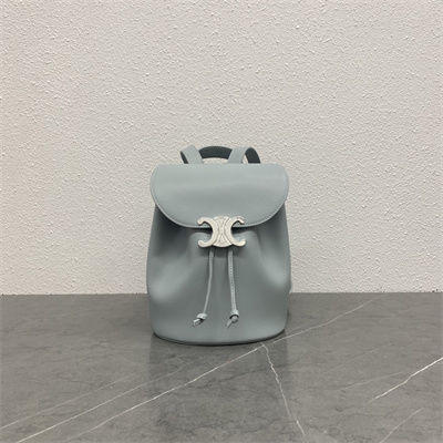 Ce**e backpack bonnie in smooth calfskin ice blue color