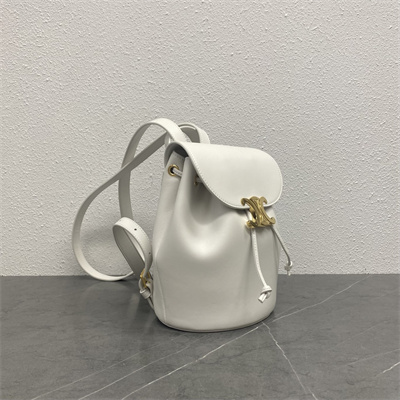 Ce**e backpack bonnie in smooth calfskin rice color