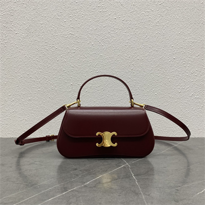 Ce**e teen lola in shiny calfskin bordeaux color