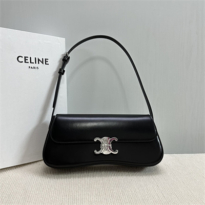 Ce**e medium lola in shinny calfskin black