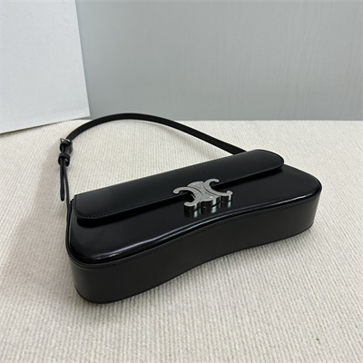 Ce**e medium lola in shinny calfskin black