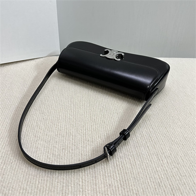 Ce**e medium lola in shinny calfskin black