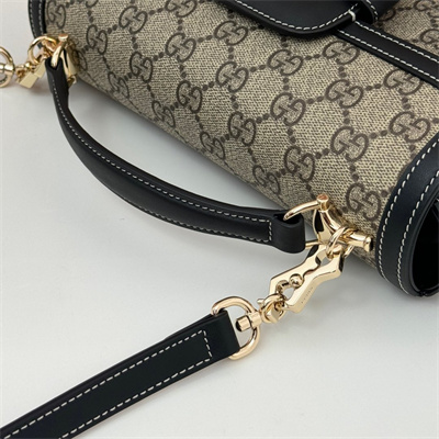 Gu.cci Horsebit 1955 Soft small top handle bag GG Canvas 815206