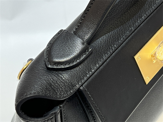 H**mes 2424 mini bag evercolor/ swift leather gold/silver tone metal black color hs