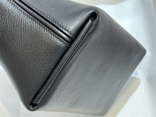 H**mes 2424 mini bag evercolor/ swift leather gold/silver tone metal black color hs