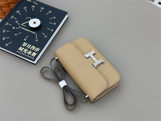 Constance Elan Epsom Leather  Gold/Silver Tone Hardware Chai Color HS(With Mirror)