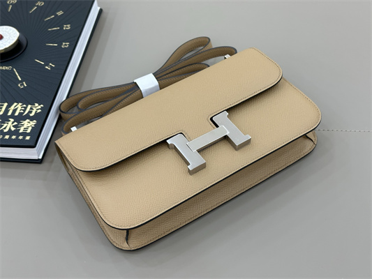 Constance Elan Epsom Leather  Gold/Silver Tone Hardware Chai Color HS(With Mirror)