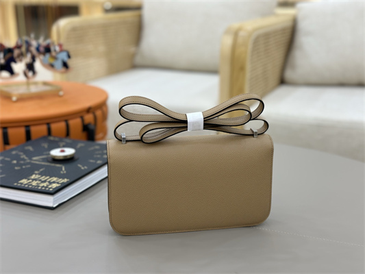 Constance Elan Epsom Leather  Gold/Silver Tone Hardware Chai Color HS(With Mirror)