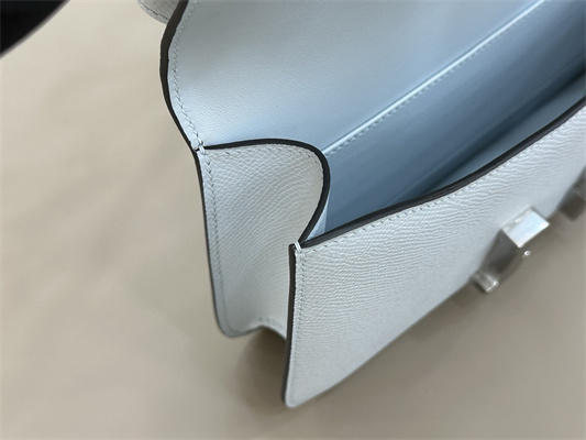 Constance Elan Epsom Leather  Gold/Silver Tone Hardware Blue Brume Color HS(With Mirror)