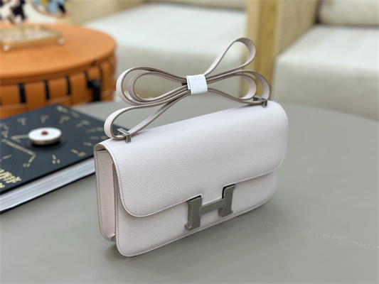 Constance Elan Epsom Leather  Gold/Silver Tone Hardware Mauve Pale Color HS(With Mirror)