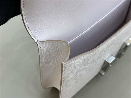 Constance Elan Epsom Leather  Gold/Silver Tone Hardware Mauve Pale Color HS(With Mirror)