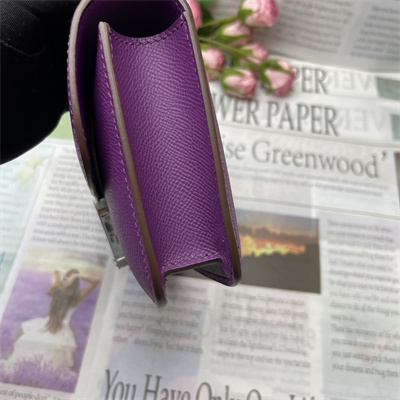 Constance Elan Epsom Leather  Gold/Silver Tone Hardware Anemone Color HS(With Mirror)