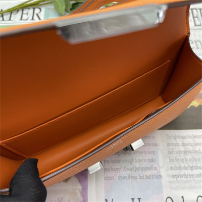 Constance Elan Epsom Leather  Gold/Silver Tone Hardware Orange Color HS(With Mirror)