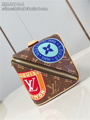 L.V Toiletry Bag 2 compartments Monogram coated canvas M14744