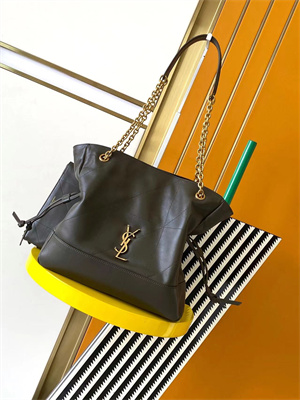 Y.S.L Jamie Shopping Bag Small In Lambskin Lt Musk Color