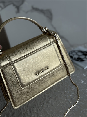 B*l*ai serpenti forever mini top handle bag calfskin leather gold color 293666