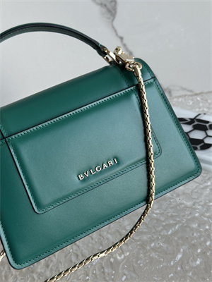 B*l*ai serpenti forever mini top handle bag calfskin leather green color 293666