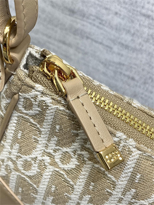 cd 30 montaigne wanderlust mini bag D*or oblique chambray with raffia effect and smooth calfskin nature