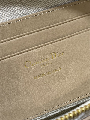 cd 30 montaigne wanderlust mini bag D*or oblique chambray with raffia effect and smooth calfskin nature