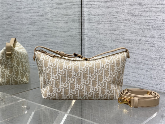 cd medium D*ortravel nomad pouch nature color D*or oblique jacquard