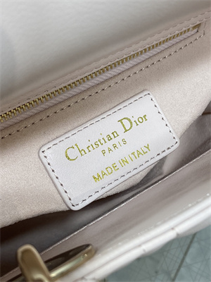 cd mini lady D*or bag cannage lambskin gold tone metal sakura pink