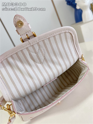 L.V Nano Diane Monogram Embossed grained cowhide leather Bicolor Eden M13642