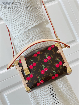 L.V X TM SIDE TRUNK MM Monogram Cherry coated canvas  M14278