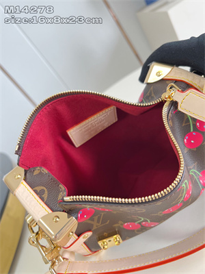 L.V X TM SIDE TRUNK MM Monogram Cherry coated canvas  M14278