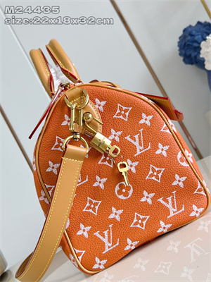 L.V Speedy P9 Bandoulière 30 Monogram Soft Calfskin Orange