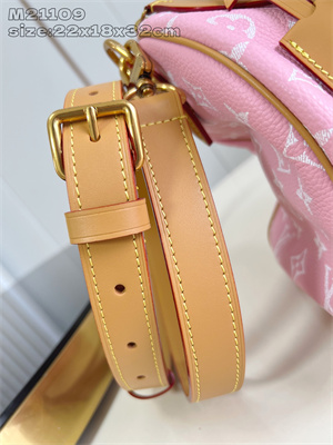 L.V Speedy P9 Bandoulière 30 Monogram Soft Calfskin Sakura Pink