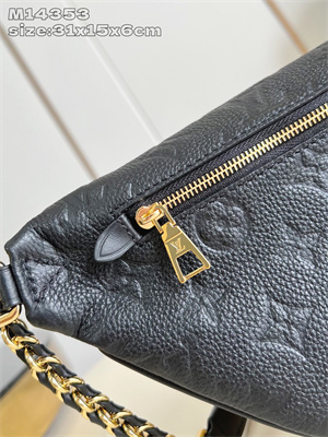 L.V High Rise PM Bumbag Monogram Empreinte Cowhide leather Black M14353