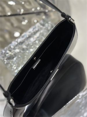 Pra*a cleo brushed leather shoulder bag black 1bc499