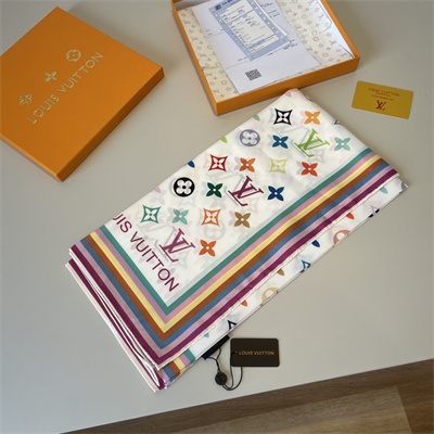LV Square Silk Scarf 38554