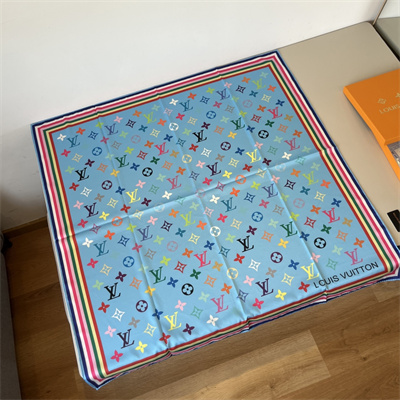 LV Square Silk Scarf 38556