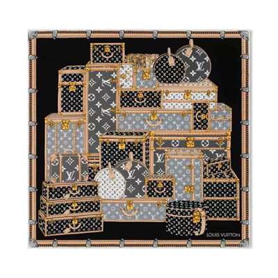 LV Square Silk Scarf 38562