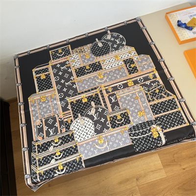 LV Square Silk Scarf 38562