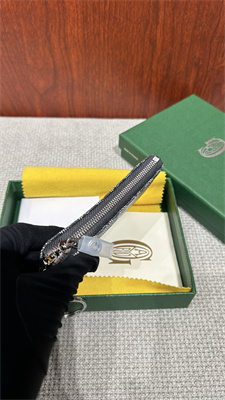 Go*ard key pouch coin purse Go*ardine canvas & chevroches calfskin grey