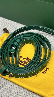 Go*ard beluga mini bag Go*ardine canvas & chevroches calfskin green