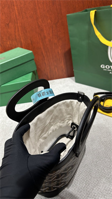 Go*ard beluga mini bag Go*ardine canvas & chevroches calfskin black