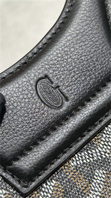 Go*ard beluga mini bag Go*ardine canvas & chevroches calfskin black